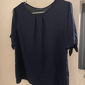 SHEIN Dark Blue Women's Blouse